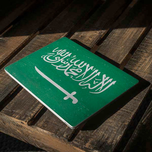 Saudi Arabia Flag Distressed Surface Laptop 3 13.5in Skin